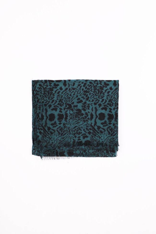 Foulard Bina Noir et Vert 