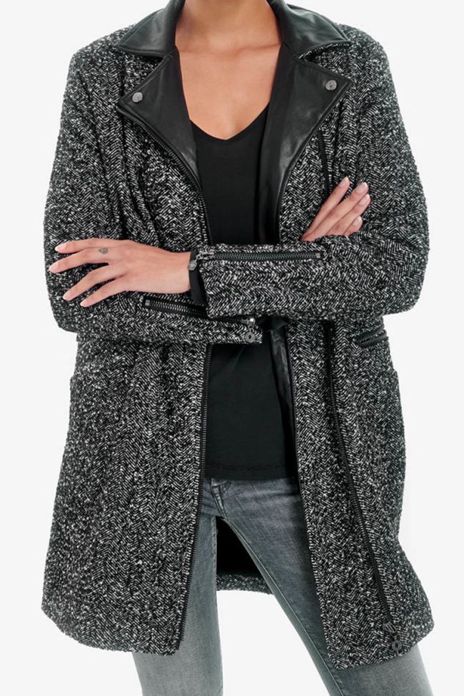 Mantel Debo in schwarz