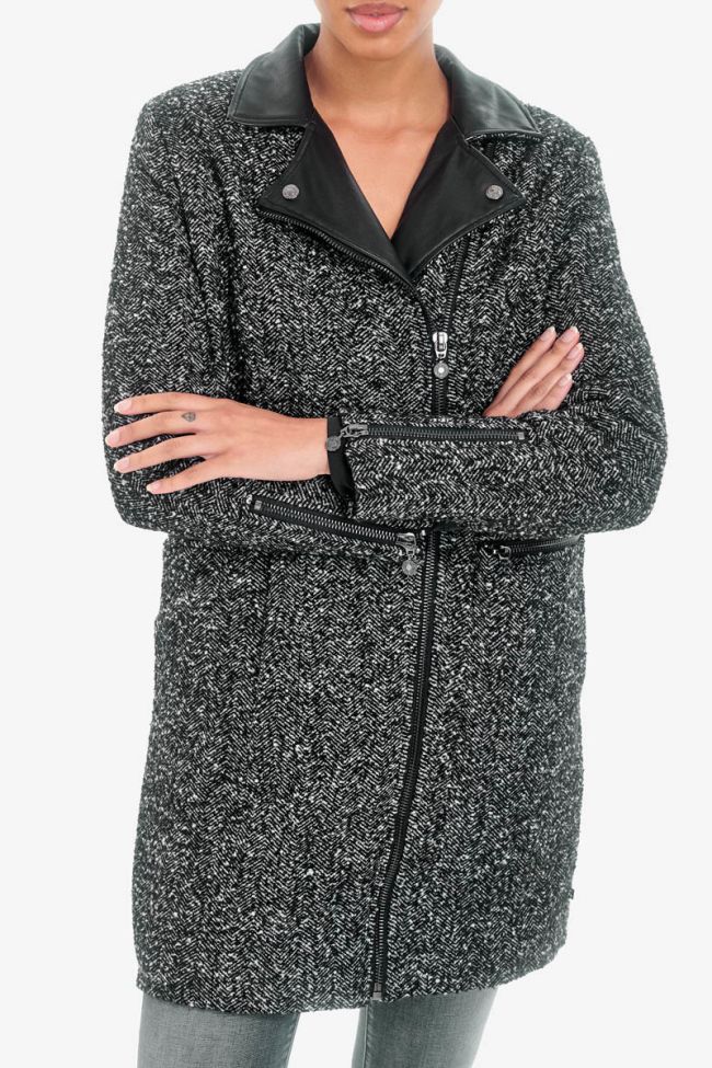 Mantel Debo in schwarz