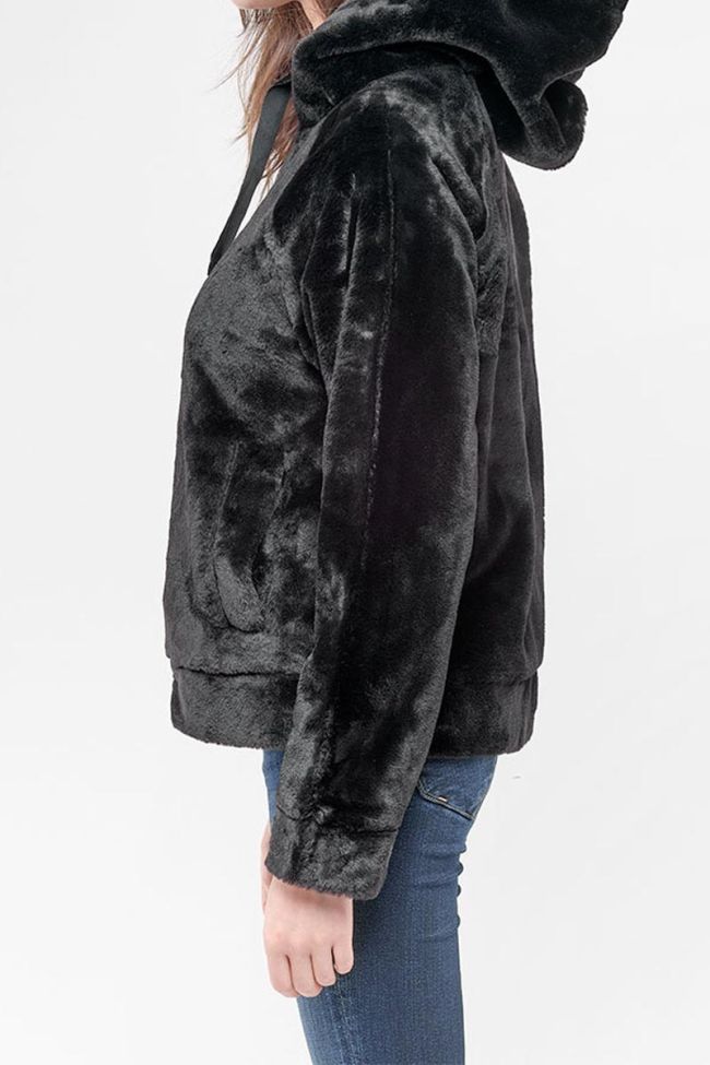 Sweat à capuche noir Grims