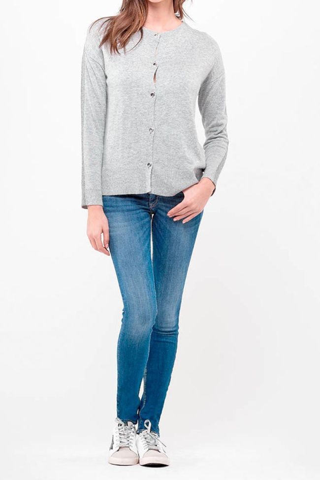 Strickjacke Ivory in Grau