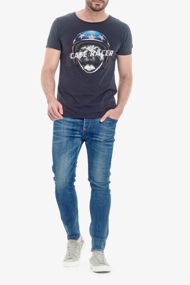 T-shirt Racer in blau