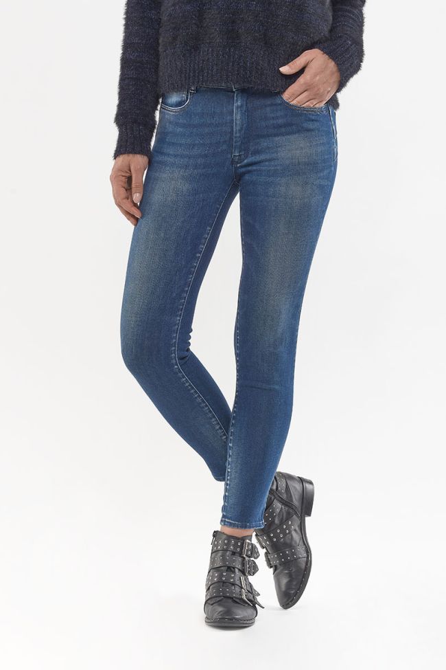 Jeans Pulp Slim Taille Haute 7/8eme Bleu