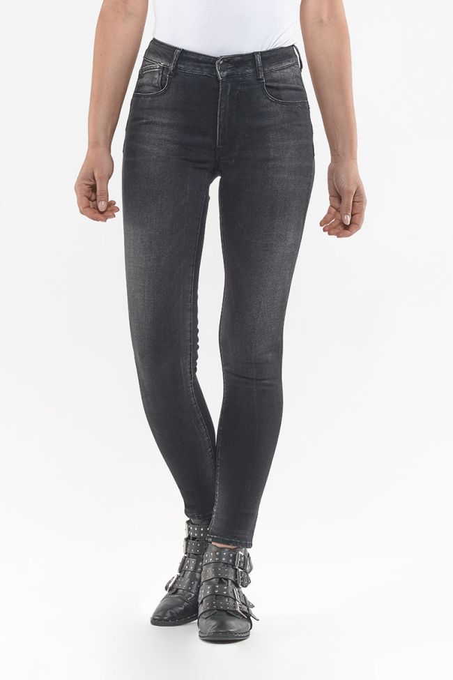 Jeans Pulp Slim Taille Haute Noir gris