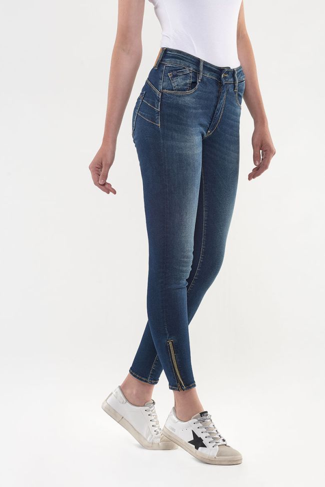 Jeans Pulp Slim Taille Haute Bleu