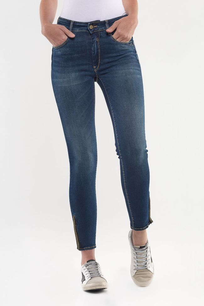 Jeans Pulp Slim Taille Haute Bleu