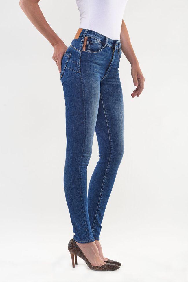 Jeans Pulp Slim Taille Haute Bleu