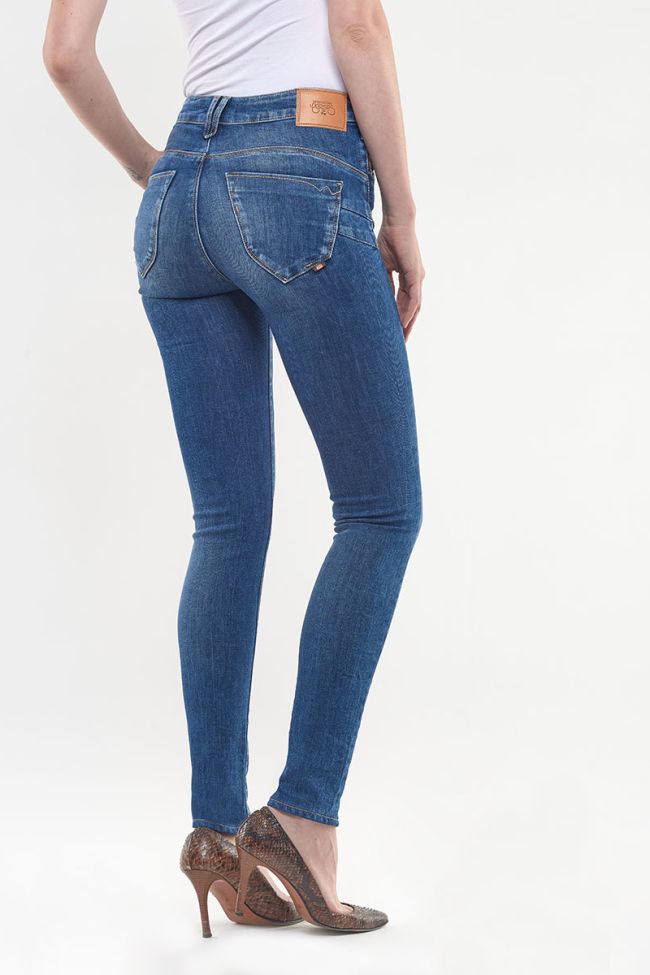 Jeans Pulp Slim Taille Haute Bleu