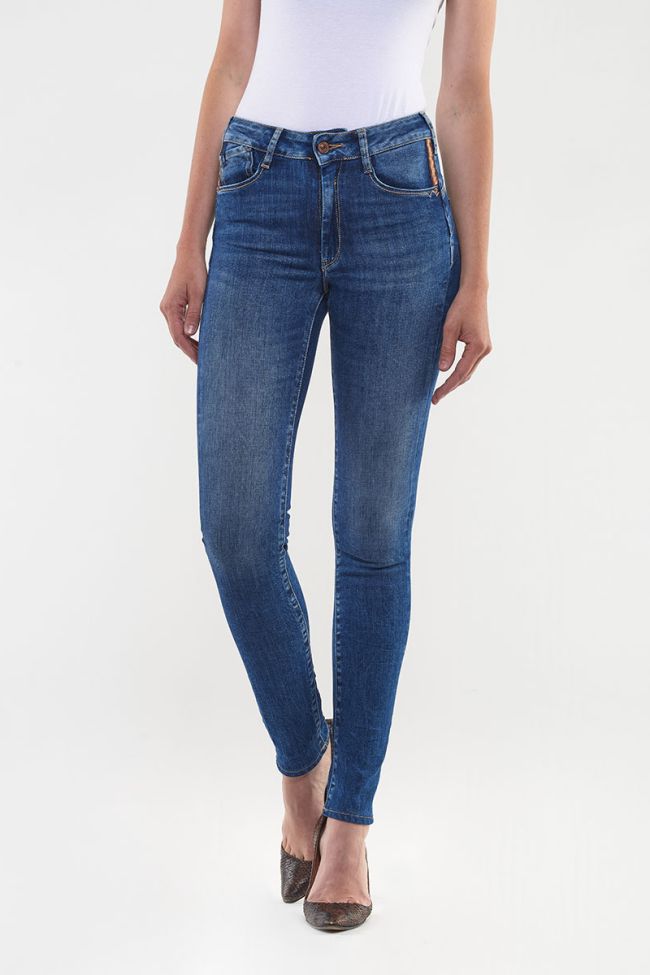 Jeans Pulp Slim Taille Haute Bleu