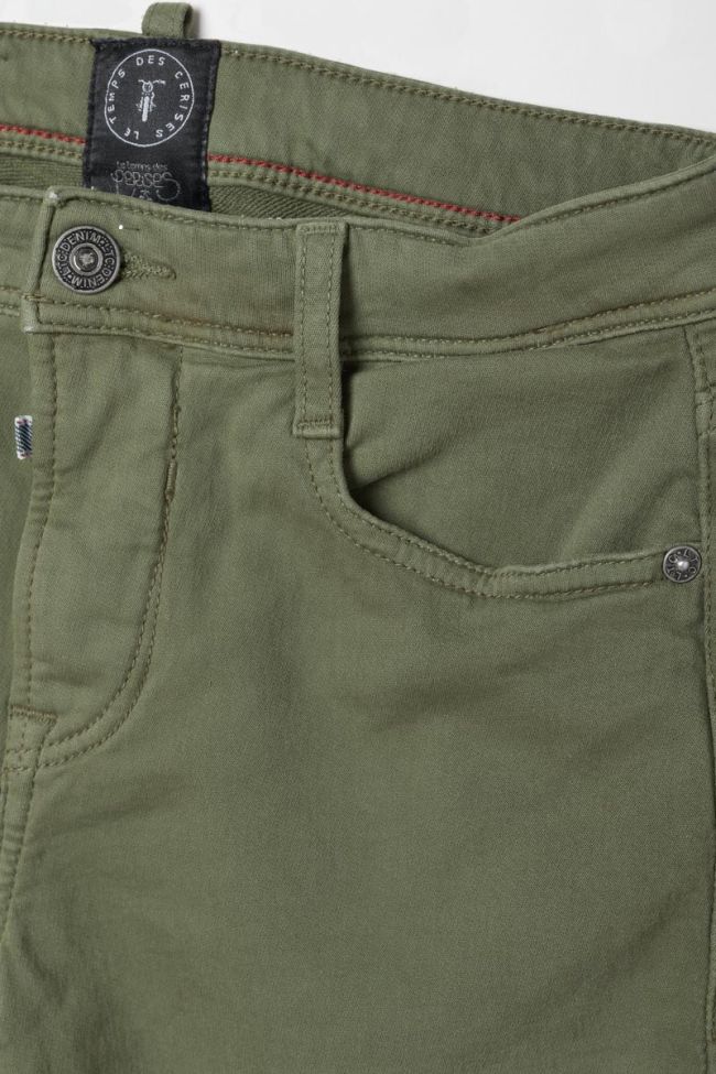 Bermuda-short Jogg in grün