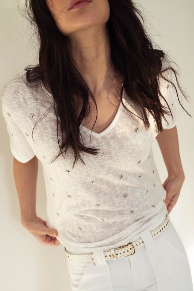 Gürtel Heartbel in weiß