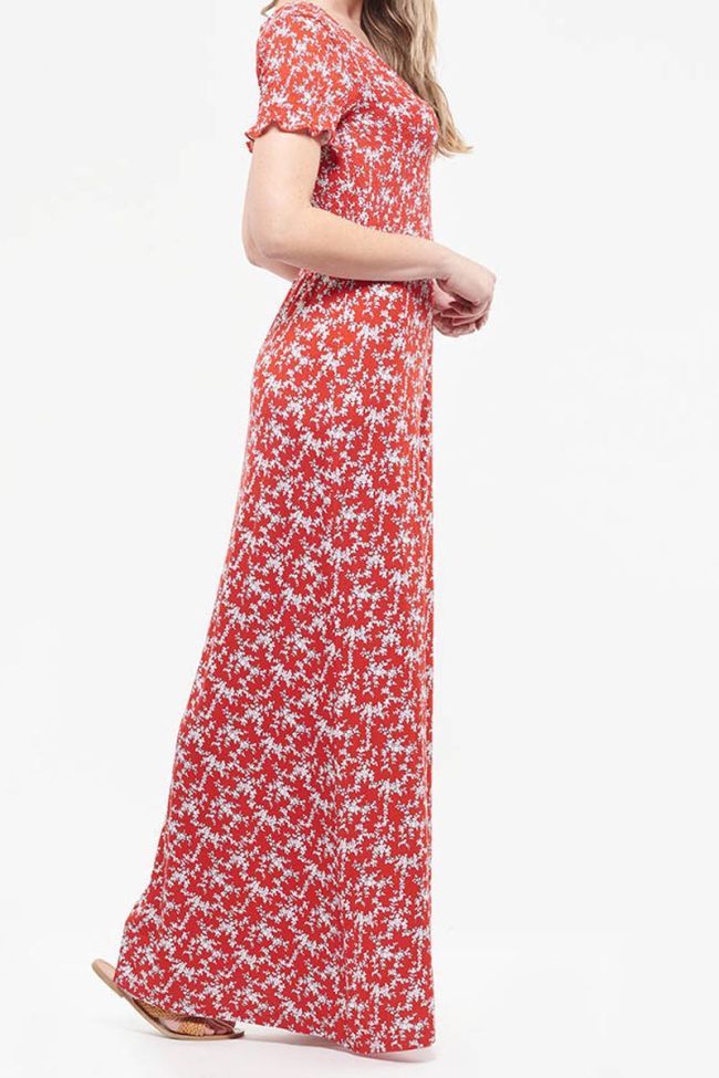 Langes kleid Alani in rot