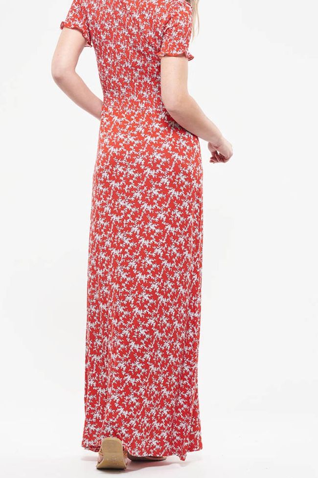 Langes kleid Alani in rot