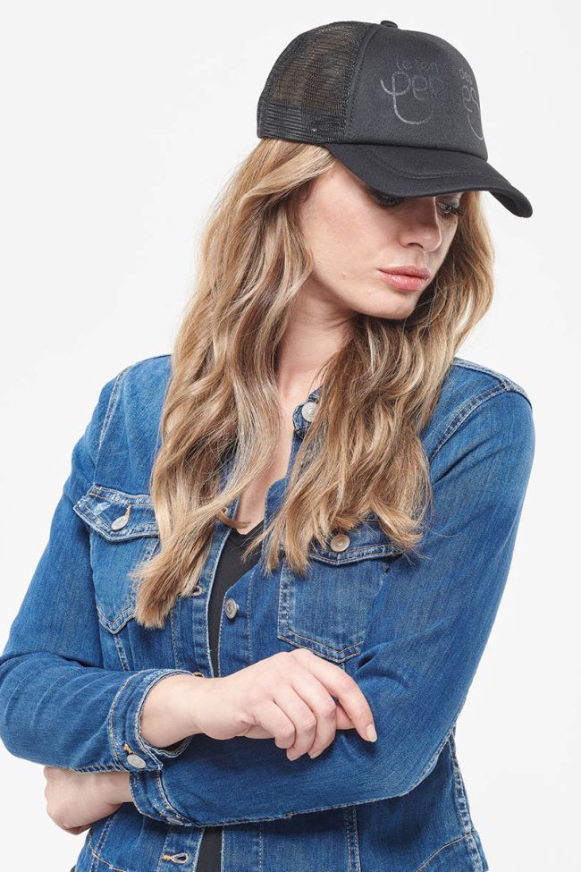 Basecap Angely in schwarz