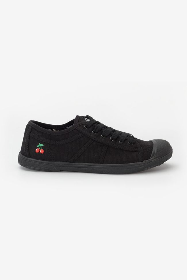 Schwarze Basic Sneakers