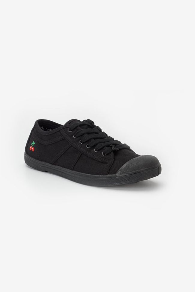 Schwarze Basic Sneakers