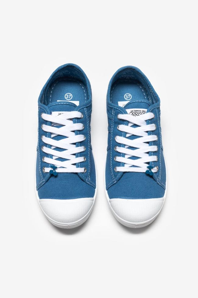 Sneakers Basic in blau