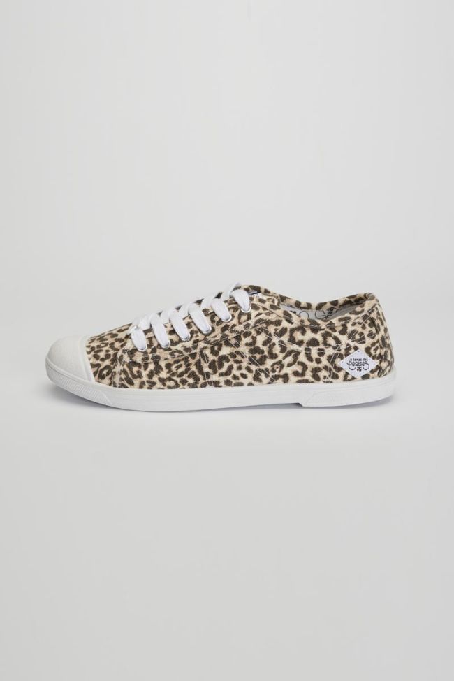 Sneaker Basic mit Leopardenmuster
