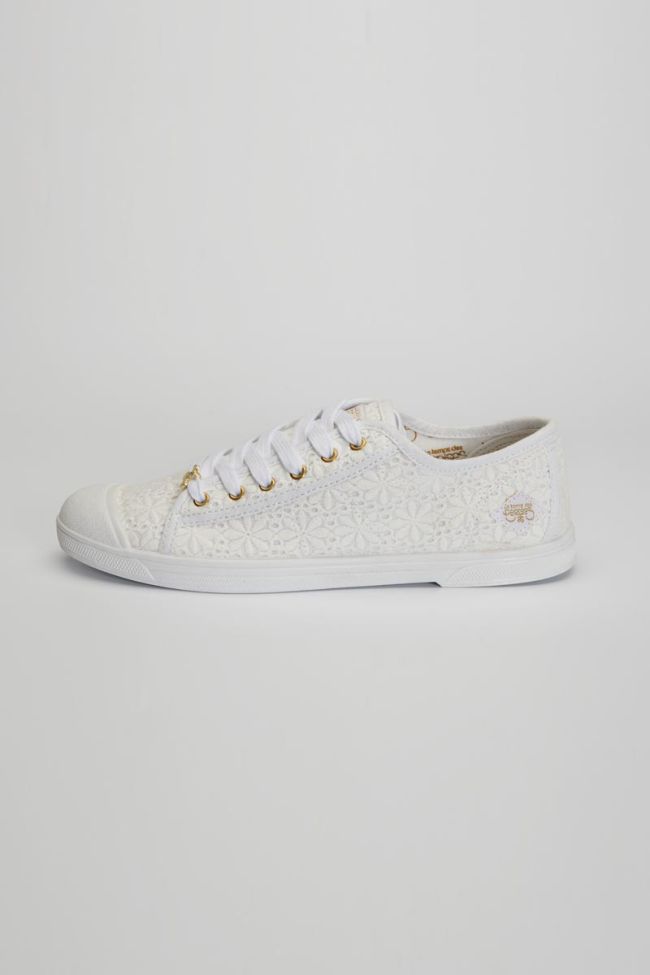 Sneakers Basic mit weißer Spitze