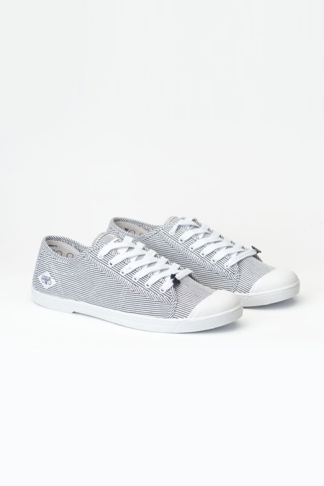 Sneakers Basic gestreift 