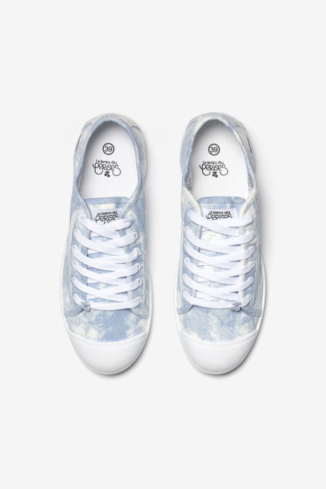 Sneakers Basic tie and dye blau