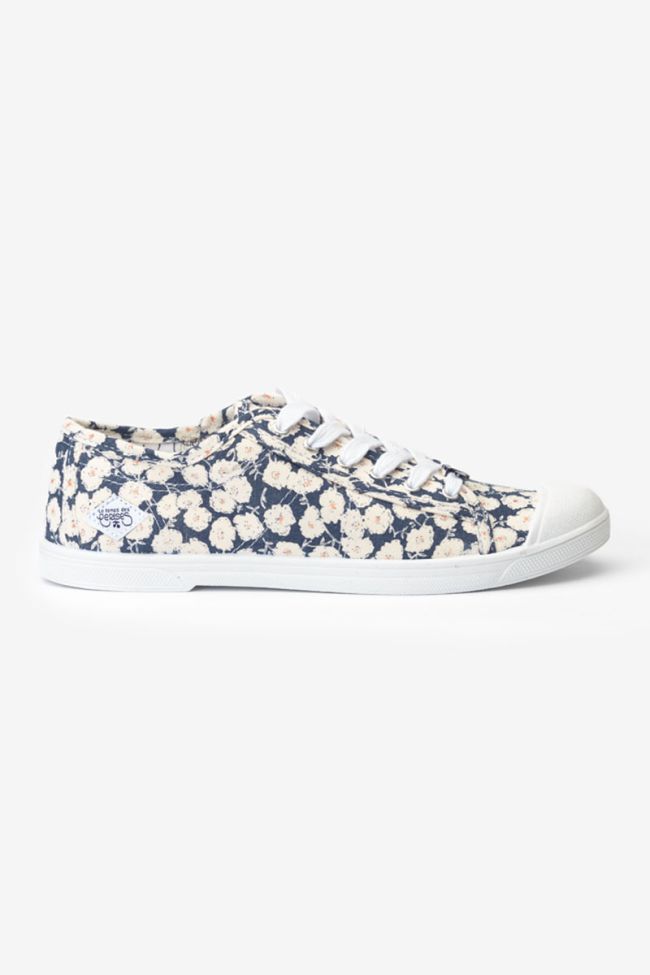Sneakers Basic mit Blumenmuster