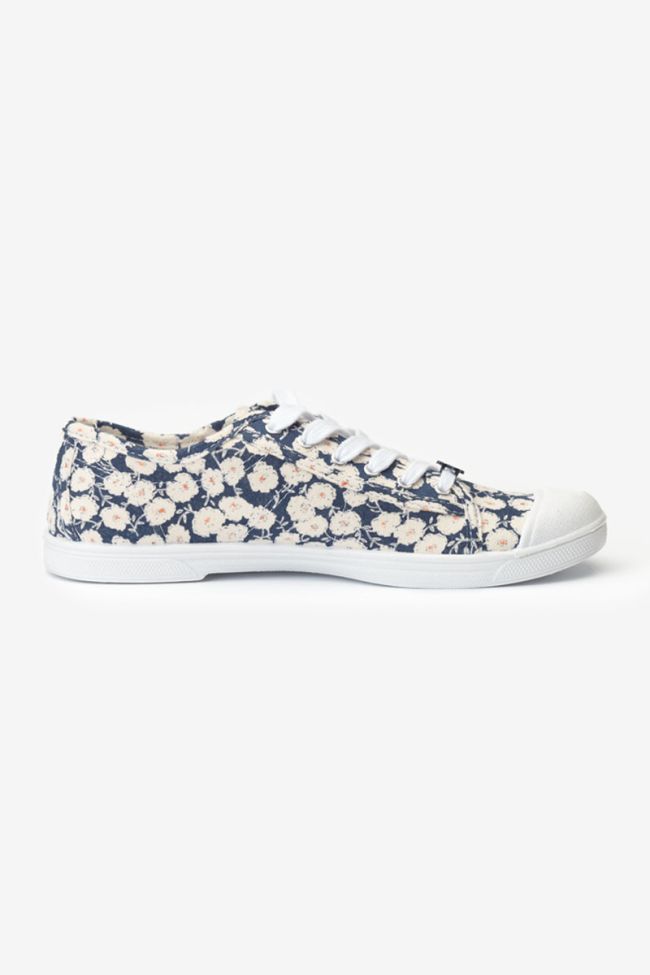 Sneakers Basic mit Blumenmuster