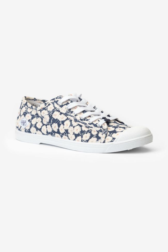 Sneakers Basic mit Blumenmuster