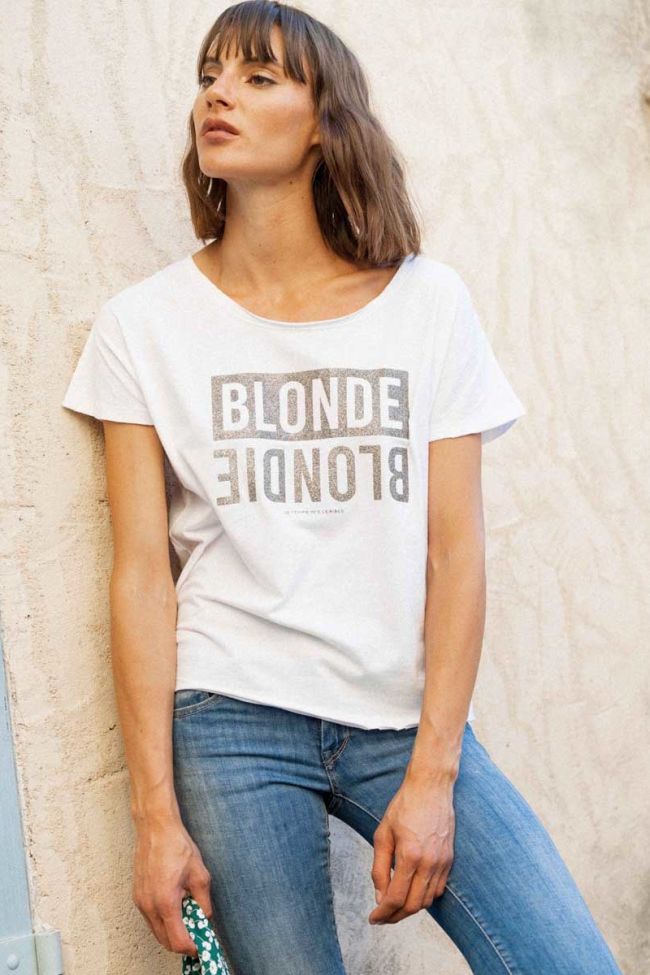T-shirt Blune in weiß