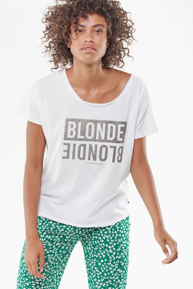 T-shirt Blune in weiß