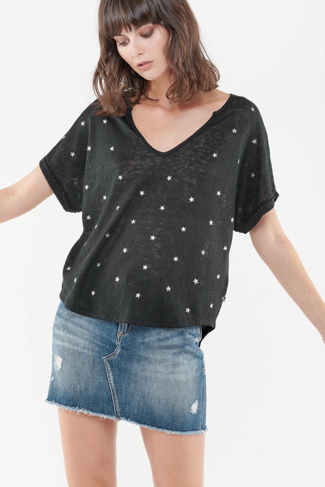 T-shirt Bote in schwarz