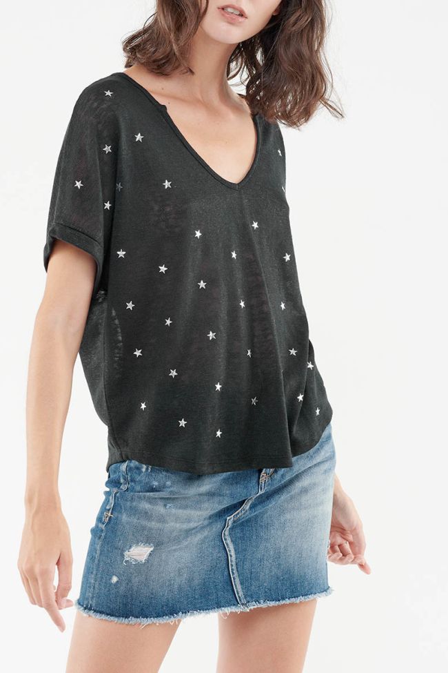 T-shirt Bote in schwarz