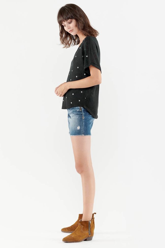 T-shirt Bote in schwarz