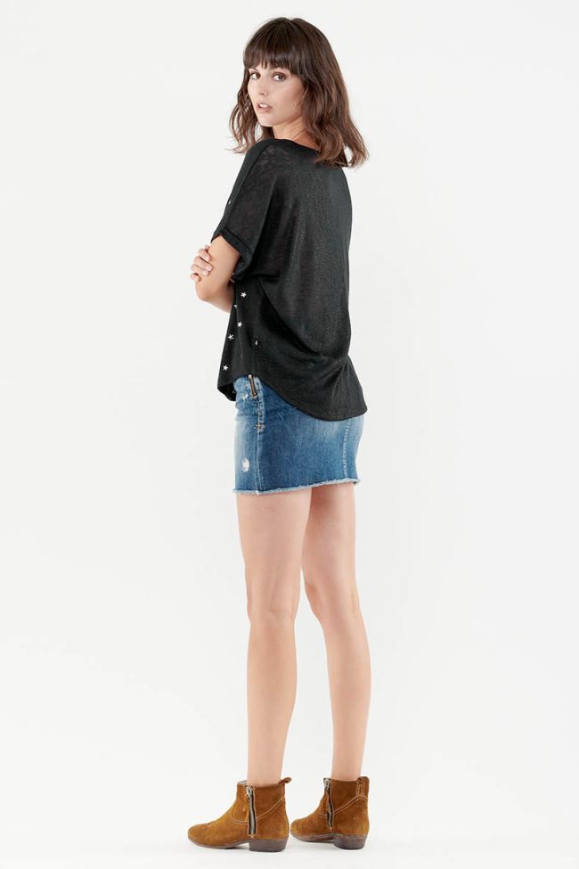 T-shirt Bote in schwarz