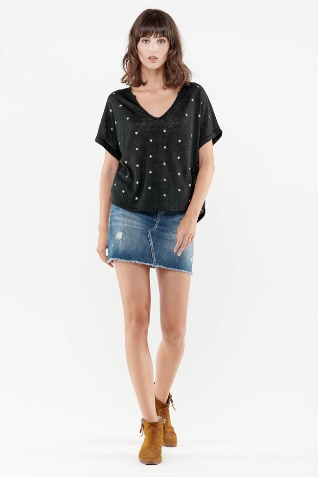 T-shirt Bote in schwarz