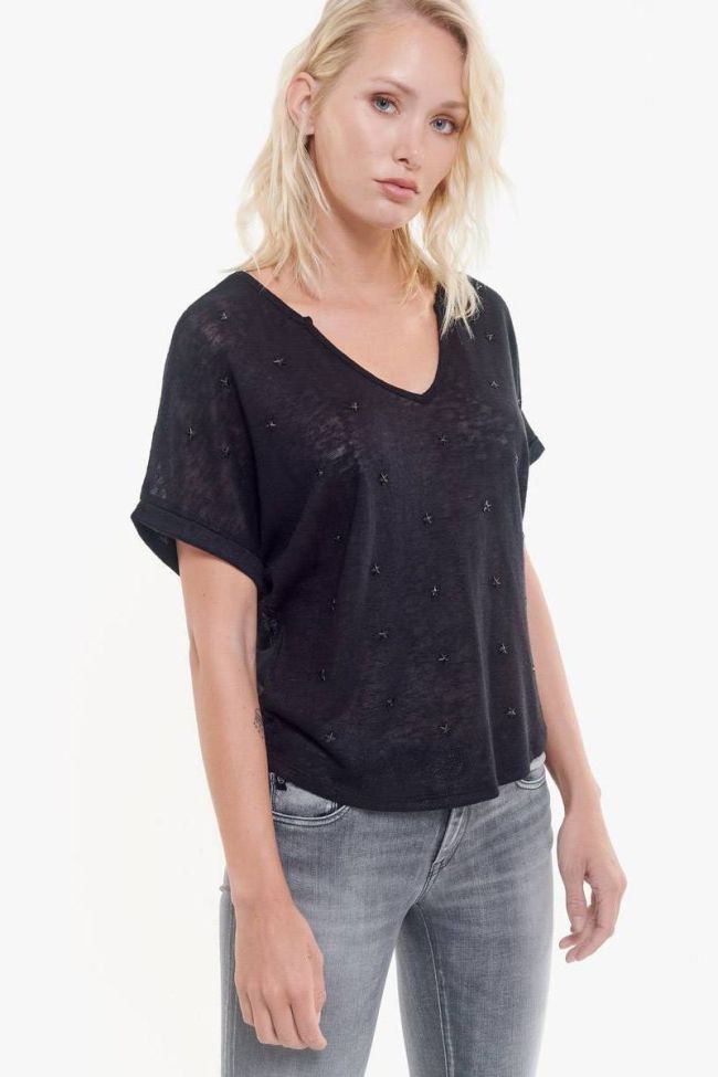 T-shirt Bote in schwarz