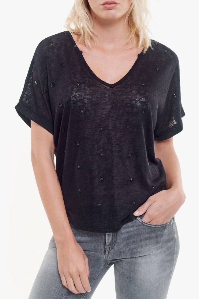 T-shirt Bote in schwarz