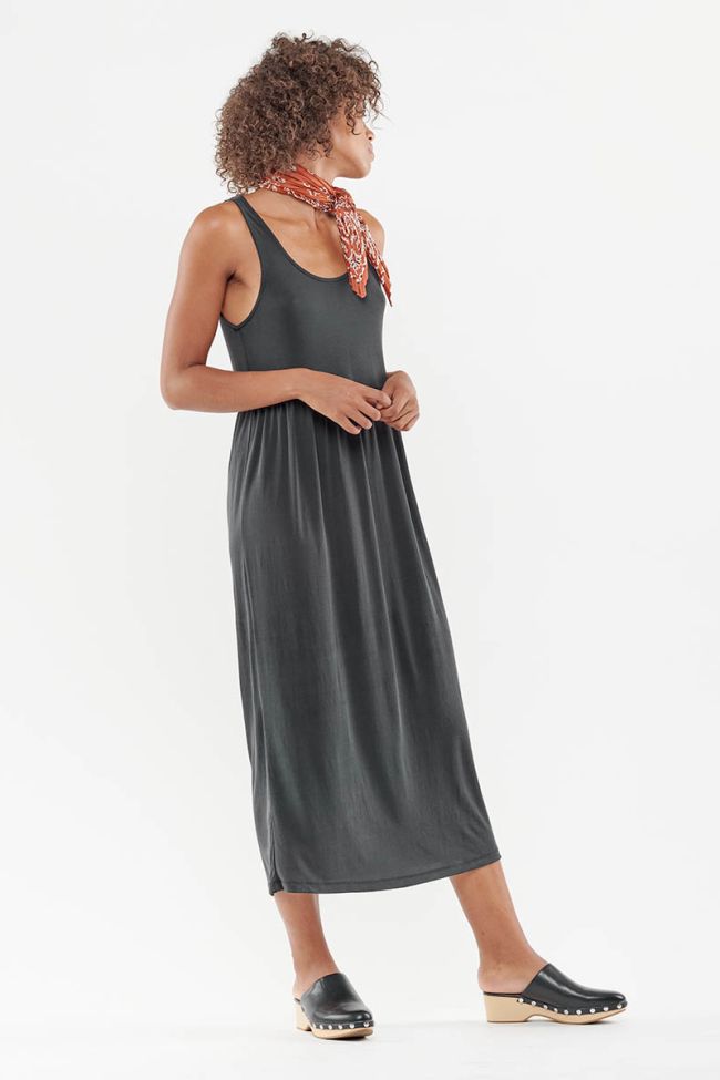 Langes kleid Laly in schwarz