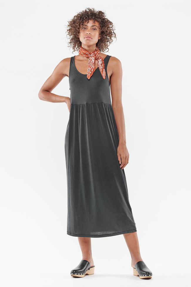 Langes kleid Laly in schwarz