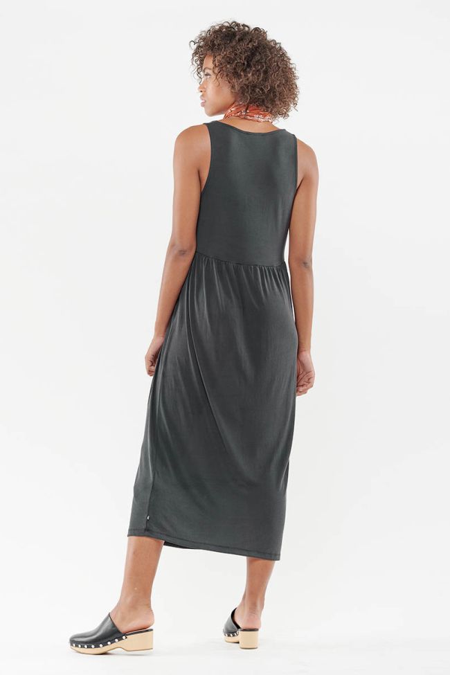 Langes kleid Laly in schwarz