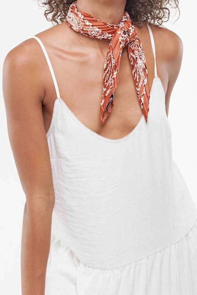 Langes kleid Roya in weiß