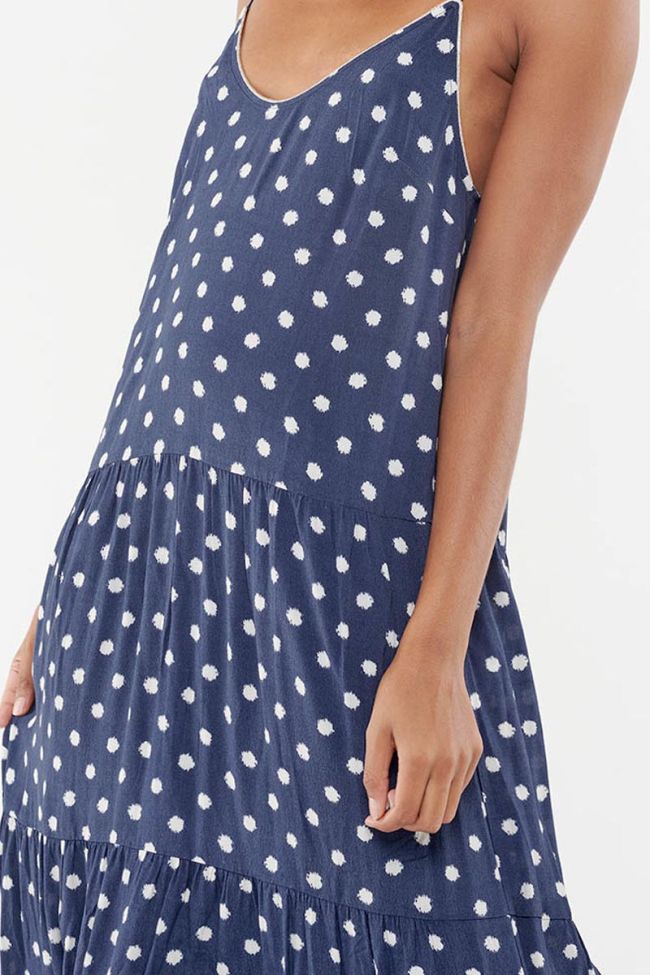 Langes kleid Roya in blau