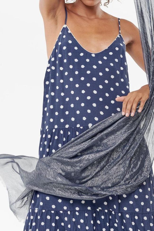 Langes kleid Roya in blau