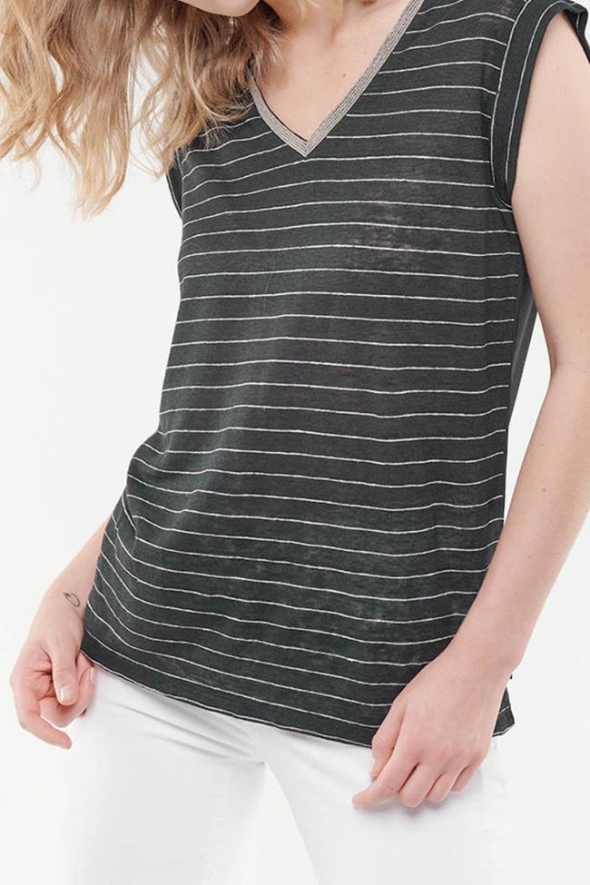 T-shirt Sergia in schwarz