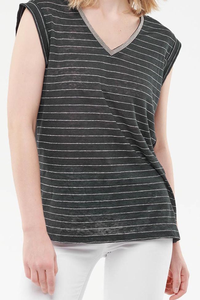 T-shirt Sergia in schwarz