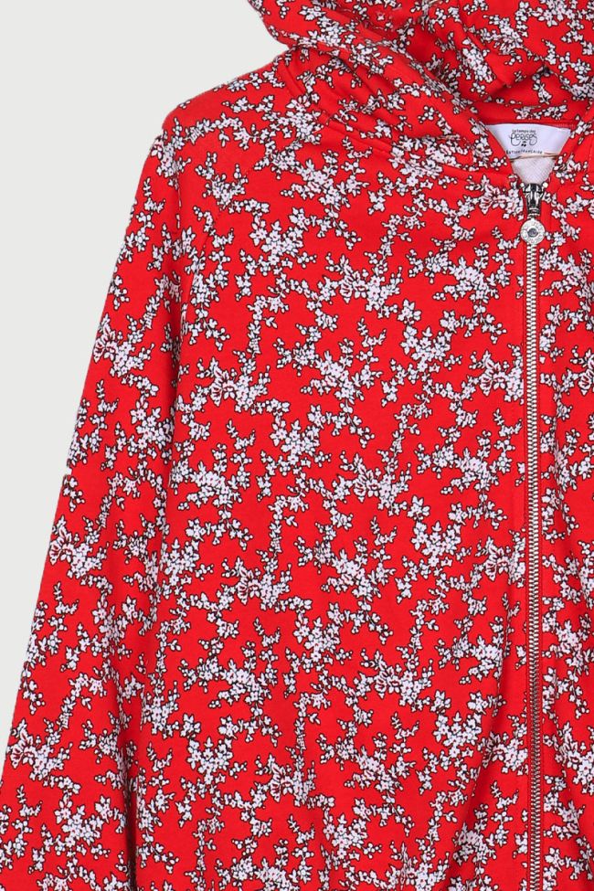 Kapuzen-sweatshirt Strada in rot