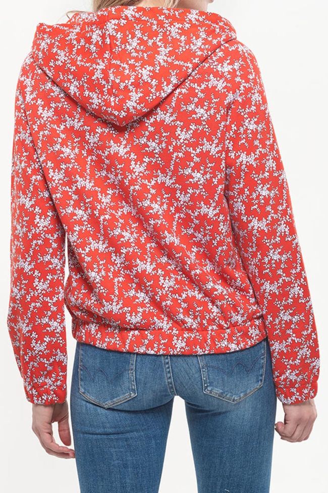 Kapuzen-sweatshirt Strada in rot