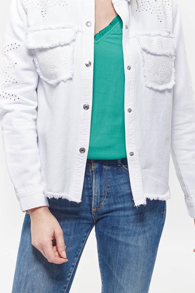 Jacke Texaco in weiß