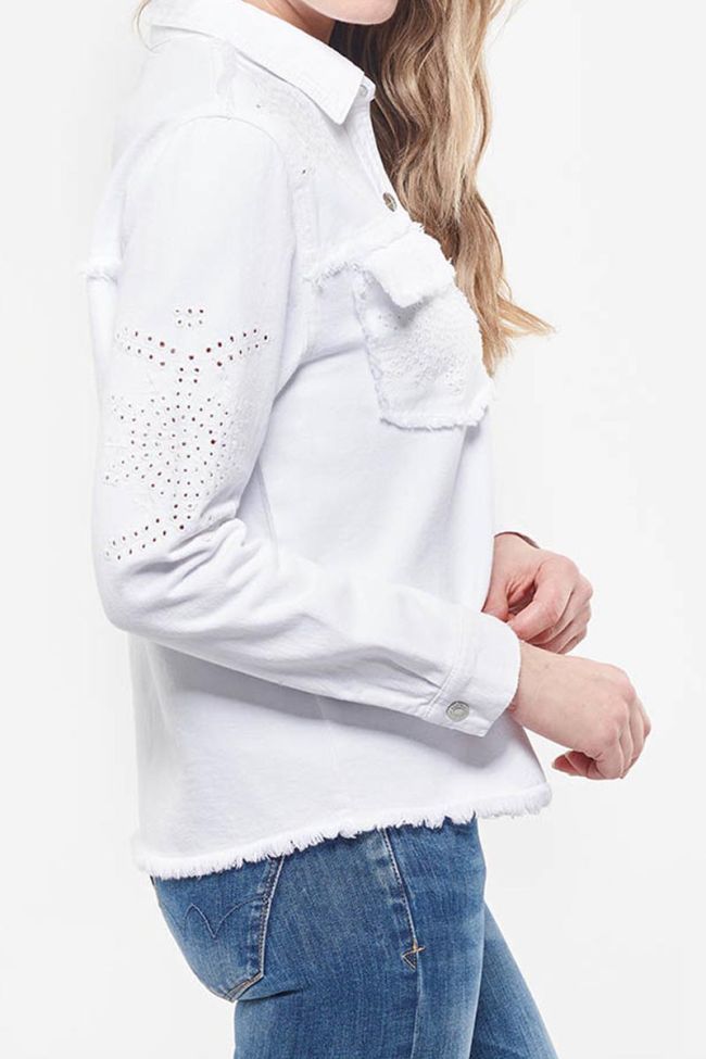 Jacke Texaco in weiß