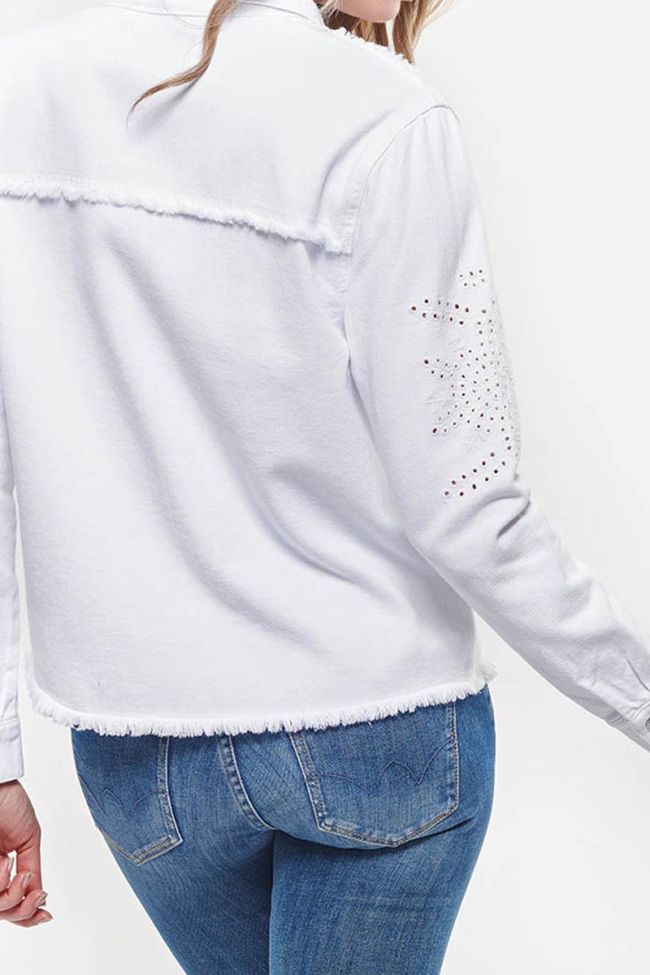 Jacke Texaco in weiß